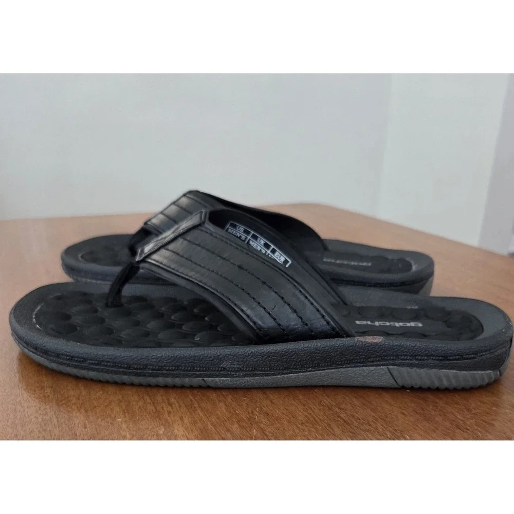Men's Gotcha Monona Sandals Black Sz 11 Flip Flops‎ Summer Lake Beach